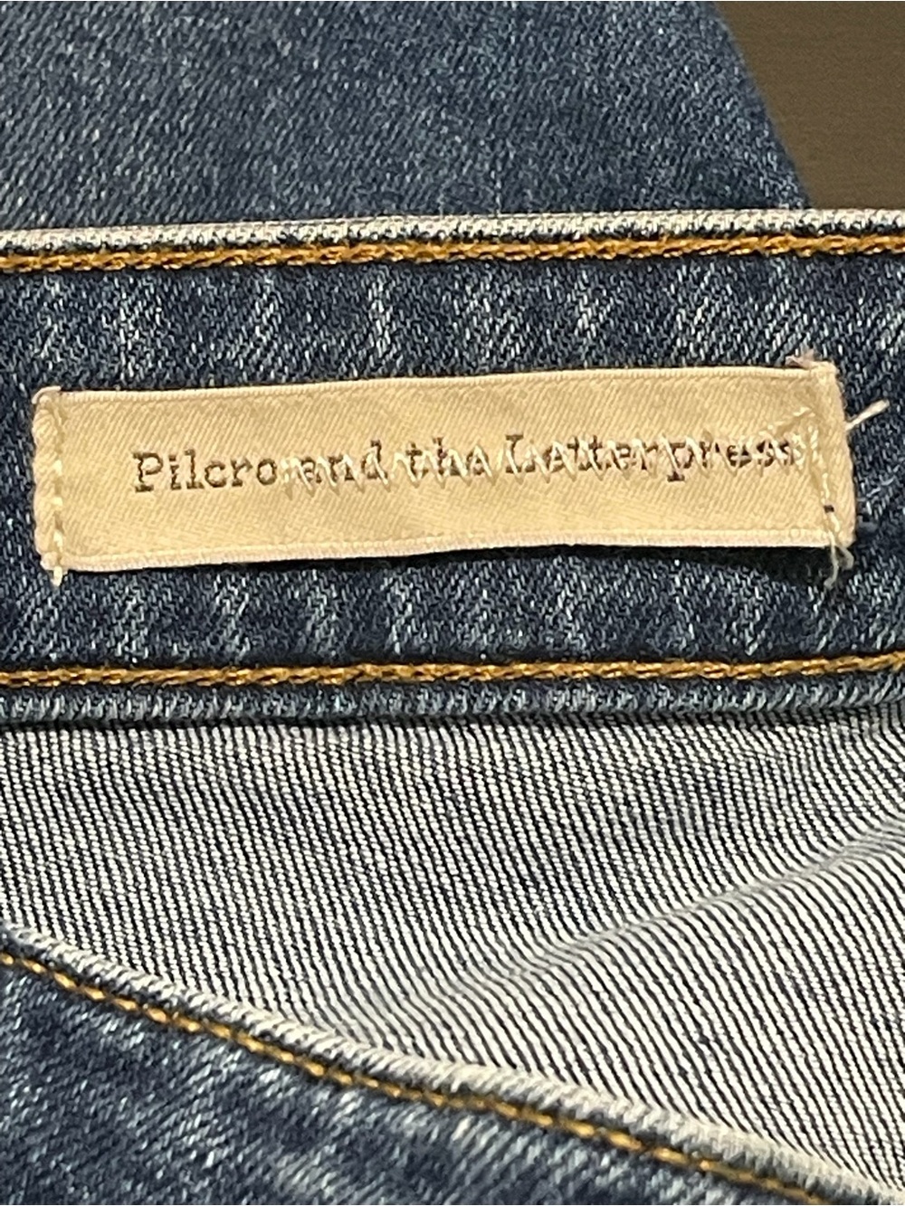 PILCRO AND THE LETTERPRESS by ANTHROPOLOGIE Embroidered Mid Rise Ankle Jeans‎ - Picture 7 of 10
